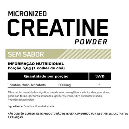 Imagem de Creatina ON Micronizada 300g - Optimum Nutrition