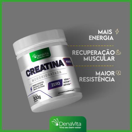 Imagem de Creatina Turbo X3 Monohidratada Creatine 300mg - Denavita