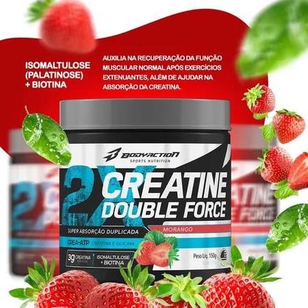 Imagem de Creatine double force 150g morango