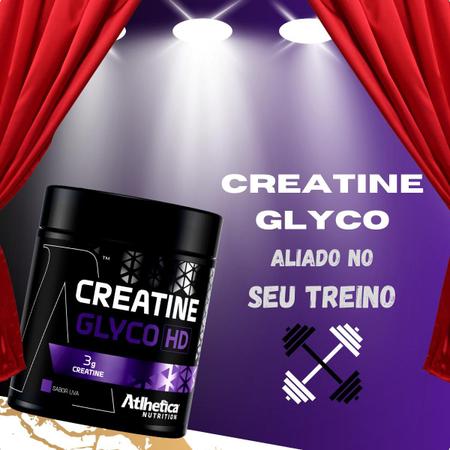 Creatine Glyco HD Monohidratada 300g Atlhetica Nutrition