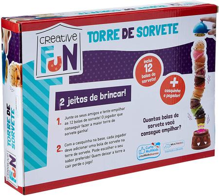 Creative Fun Torre de Sorvete Multikids BR645