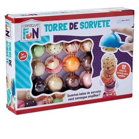 Creative Fun Torre de Sorvete Multikids - BR645 Imagem de Creative Fun Torre de Sorvete Multikids - BR645