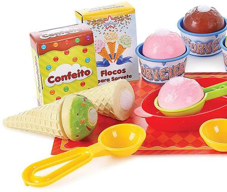 Imagem de Crec Crec Sorveteria Infantil Brinquedo Comidinha Big Star