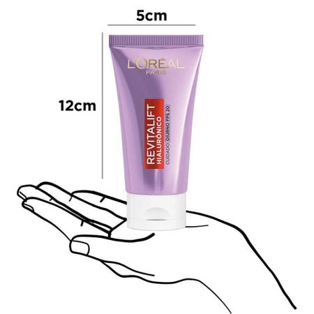 Imagem de Creme Anti-idade Loréal Paris Revitalift Hialurônico Diurno FPS20 - 25g Mini formato