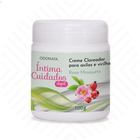 Creme Clareador Para Axilas E Virilhas Clareia Tonalidade ÍNTIMA CUIDADOS DEPIL 100g ODORATA REF 6070 Imagem de Creme Clareador Para Axilas E Virilhas Clareia Tonalidade ÍNTIMA CUIDADOS DEPIL 100g ODORATA REF 6070