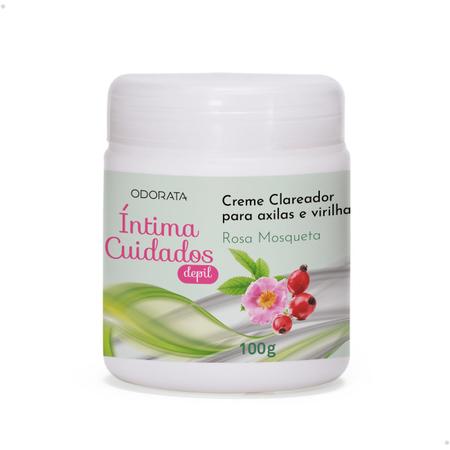 Creme Clareador Para Axilas E Virilhas Clareia Tonalidade ÍNTIMA CUIDADOS DEPIL 100g ODORATA REF 6070 Imagem de Creme Clareador Para Axilas E Virilhas Clareia Tonalidade ÍNTIMA CUIDADOS DEPIL 100g ODORATA REF 6070