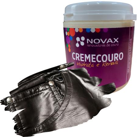 Imagem de Creme Couro Novax 200g - Cremecouro Lustrável Pote 200g Novax Várias Cores