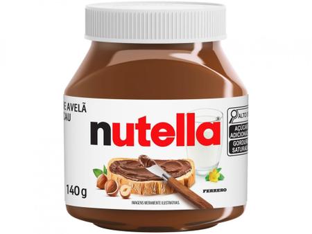 Imagem de Creme de Avelã com Cacau Nutella Ferrero 140g