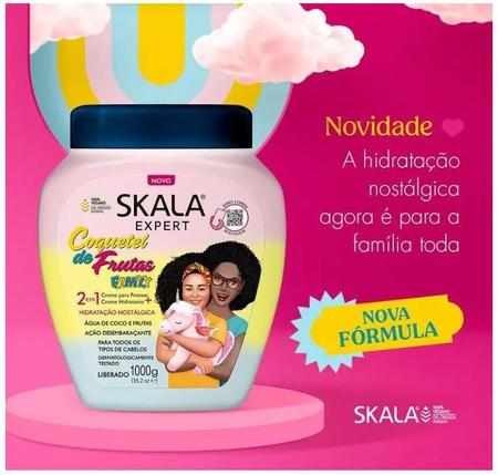 Imagem de Creme de Tratamento 2 em 1 Coquetel de Frutas Family  Skala