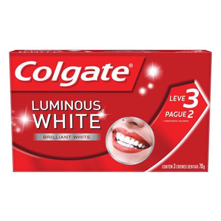 Imagem de Creme Dental Colgate Luminous White Leve3 Pague2 70g