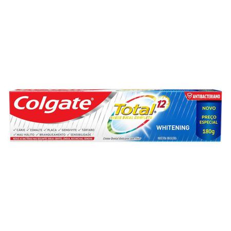 Imagem de Creme Dental Colgate Total 12 Whitening 180g