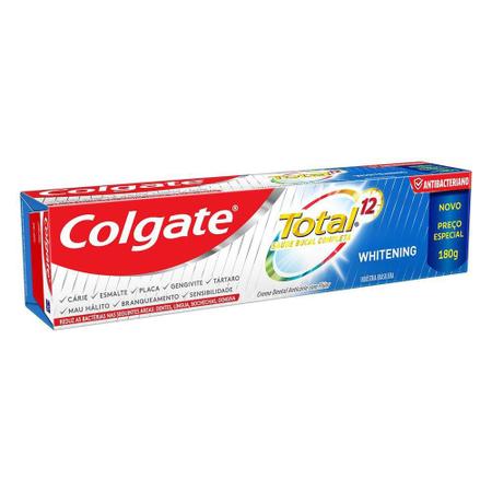 Imagem de Creme Dental Colgate Total 12 Whitening 180g