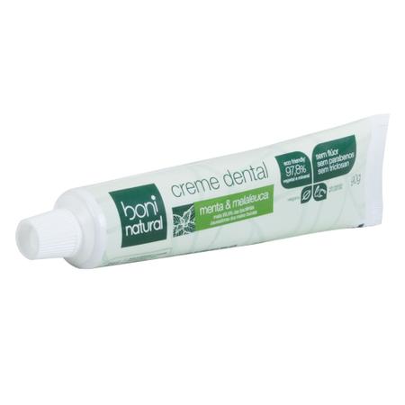 Imagem de Creme Dental sem Flúor Boni Natural - Menta e Malaleuca