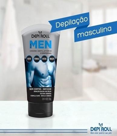 Imagem de Creme Depilatório Masculino Depiroll 130g