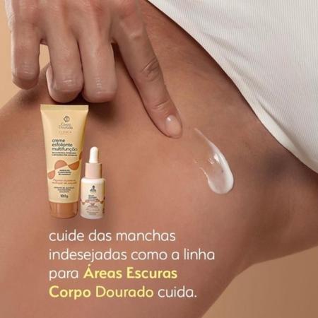 Imagem de  Creme Esfoliante Clareador Para Manchas Escuras Clinic+ 100ml - Corpo Dourado (Dolomita + Extrato de Alcaçuz)