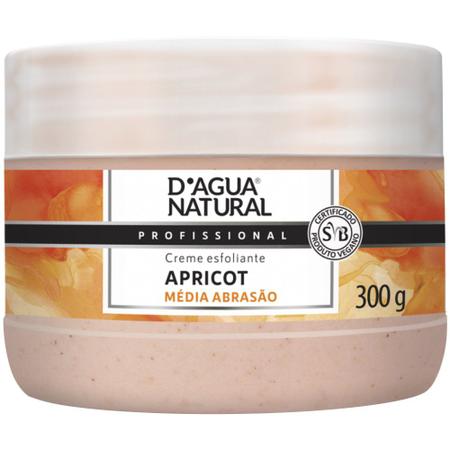 Imagem de CREME ESFOLIANTE MÉDIA ABRASÃO APRICOT 300G D'agua natural