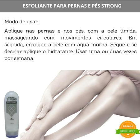 Imagem de Creme Esfoliante Para Pernas e Pés Remove Células Mortas, Hidrata e Higieniza