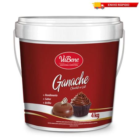 Imagem de Creme Ganache Chocolate Ao Leite 4Kg - Vabene