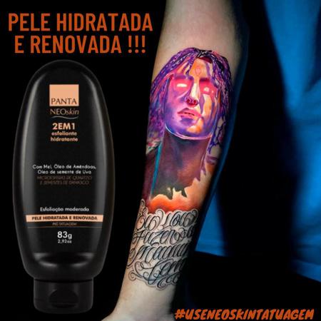 Imagem de Creme Hidratante NeoSkin Tatuagem 2em1- Esfoliante & Hidratante 83g