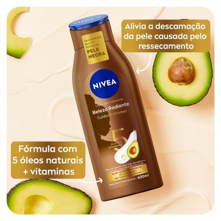 Imagem de Creme Hidratante Nivea Beleza Radiante Cuidado Intenso 400ml