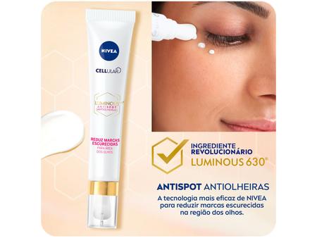 Imagem de Creme Hidratante para os Olhos Nivea Cellular Luminous 630 Antispot 15ml