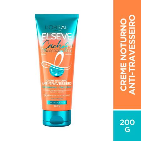 Imagem de Creme Noturno Anti-Travesseiro L'Oréal Paris Elseve Cachos Longos dos Sonhos 200ml