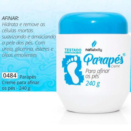 Imagem de Creme para Afinar os Pés Parapés Natubelly Azul 240g