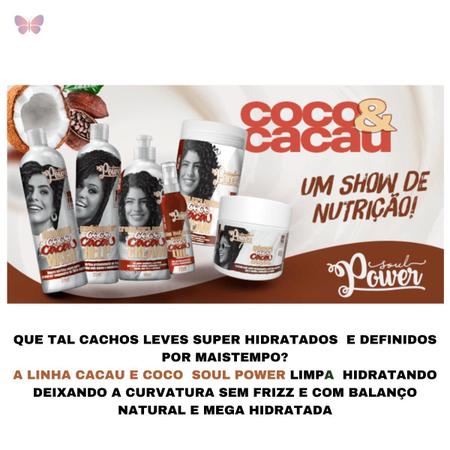 Beauty Color Creme Para Pentear Coco & Cacau Soul Power 800G