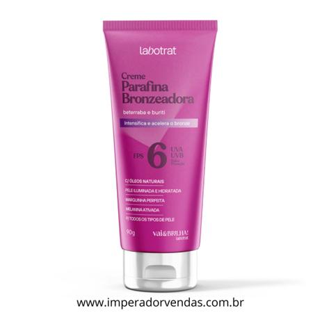 Imagem de Creme Parafina Bronzeadora Labotrat Vai & Brilha 90g Beterraba e Buriti