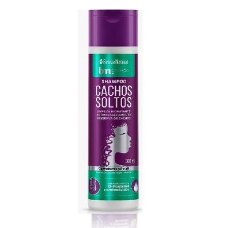 Imagem de Creme Pentear Beleza Natural Cachos Soltos 3a3b Kit 05 (Spray/Cond/Shampoo/Mascara/Creme Pentear)