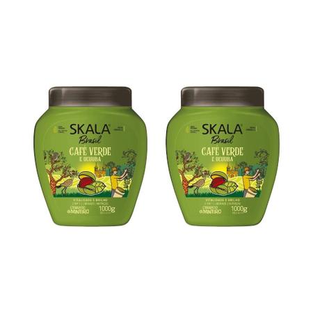 Creme Skala 1Kg Cafe Verde E Ucuuba-Kit C/2Un Imagem de Creme Skala 1Kg Cafe Verde E Ucuuba-Kit C/2Un