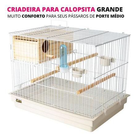Imagem de Criadeira Gaiola Calopsita Periquito Aves Pássaros Grande