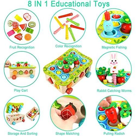 Brinquedos educativos para meninos de 3 a 8 anos, jogos de