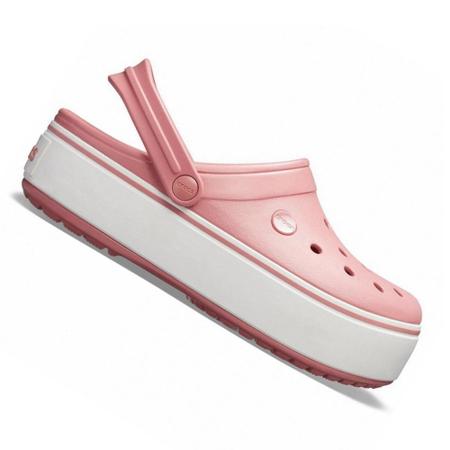 Crocs Crocband Plataforma Feminino Rosa Babuche / Clog Feminino - Magazine Luiza