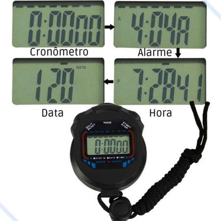Cronometro Digital a Prova d Agua Resistente Preto Anytime Cronometro Magazine Luiza