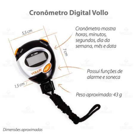 Imagem de Cronômetro digital de mão profissional vollo