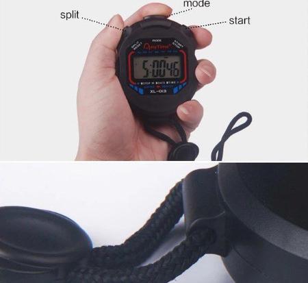 Imagem de Cronômetro Digital de Mão Progressivo Corrida Exercício Funcional