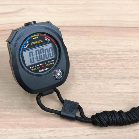 Imagem de Cronômetro Digital De Mão Timer Relógio Progressivo Profissional Alarme Hora Calendário multifuncional