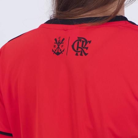 Imagem de Cropped Flamengo Time Feminino Vermelho