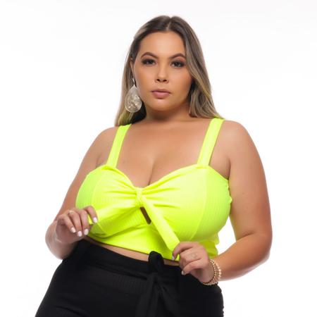 Cropped neon store plus size