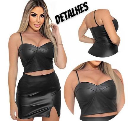 Imagem de Cropped Luiza Feminino Alcinha Com Bojo material sintético