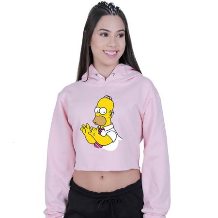 Moletom feminino store simpsons