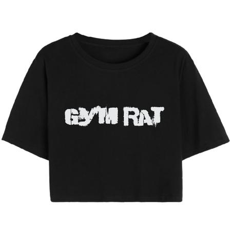 Black Gymrat T-shirt With Silk