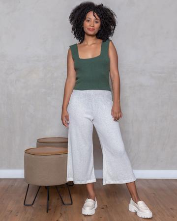 Imagem de Cropped top de tricot alça reta 