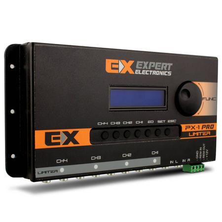 Imagem de Crossover Expert Eletronics PX-1 Pro 4 Canais Processador de Áudio Equalizador Digital