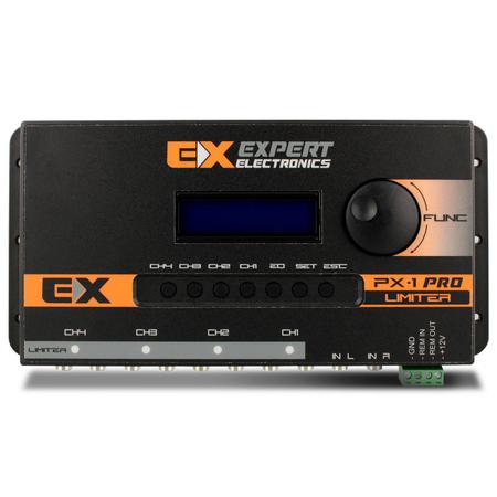 Imagem de Crossover Expert Eletronics PX-1 Pro 4 Canais Processador de Áudio Equalizador Digital