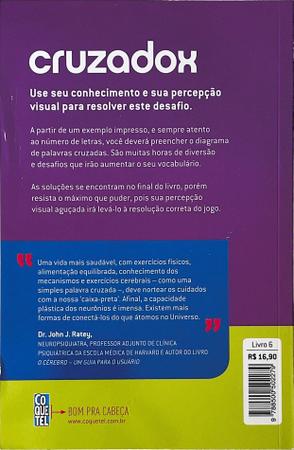 Livro Coquetel Cruzadox Exercício Para Memória Lógica Letras, Magalu  Empresas