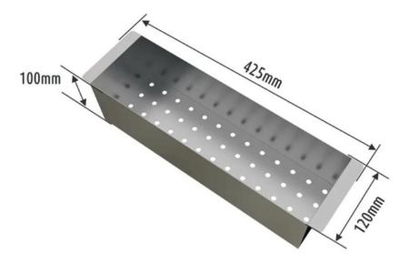 Imagem de Cuba 60x40 Inox Escorredor 42,5cm P Área De lazer