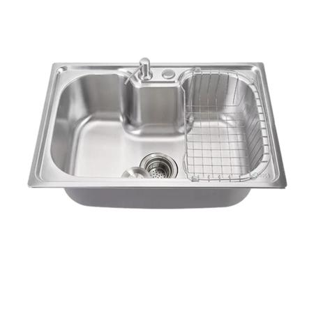 Imagem de Cuba Cozinha Gourmet 60x42cm Inox 304 + Kit Com Tábua Corte