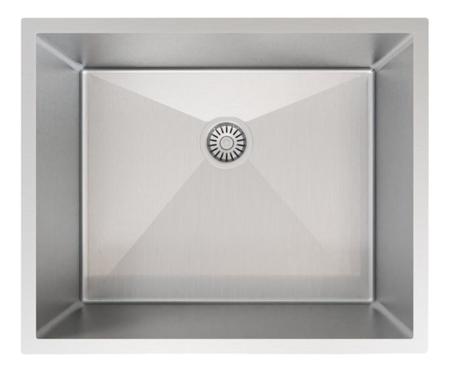 Imagem de Cuba De Inox 50X40 Pia Embutida Quadrada Reta Luxo